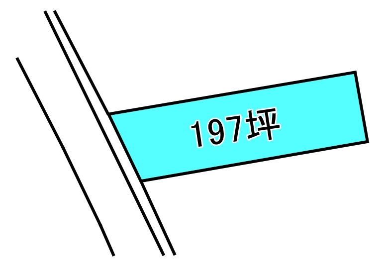 東田1丁目　売土地の土地図