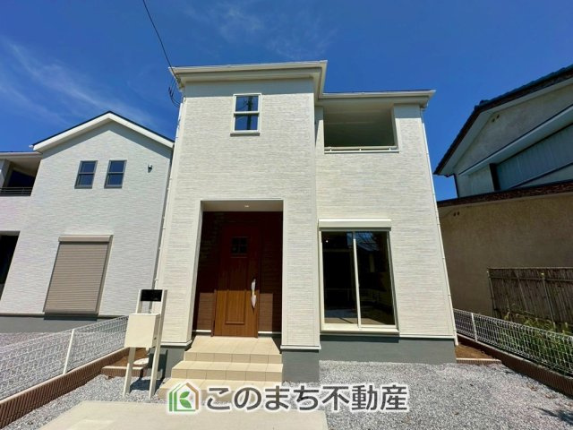 LiveleGarden.S宇都宮今宮第5　3号棟の外観|"建物完成につきご内覧可能です！
飽きのこないシンプルな外観と
閑静な住宅街は永住の地にピッタリです♪"
