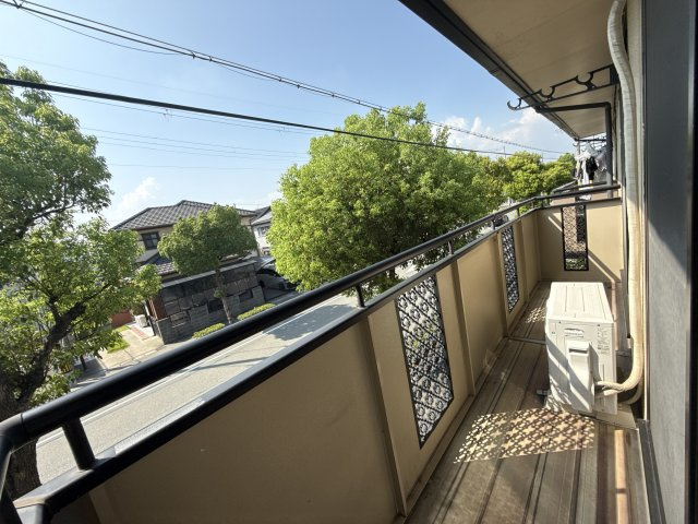 ヴィラパークス Ａ棟のバルコニー