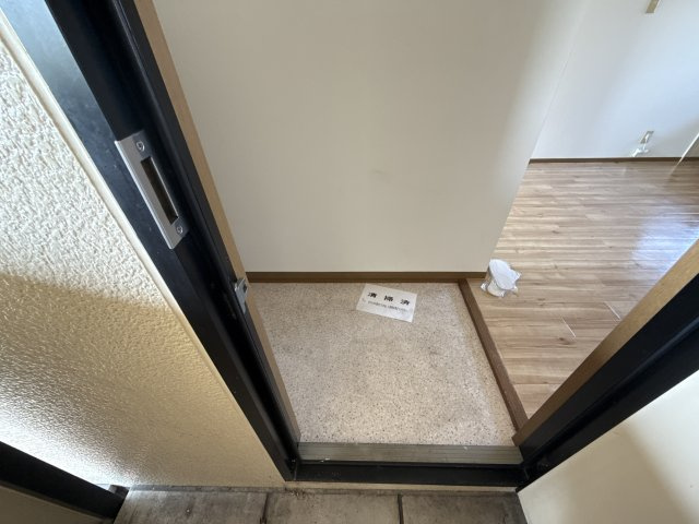 ヴィラパークス Ａ棟の玄関