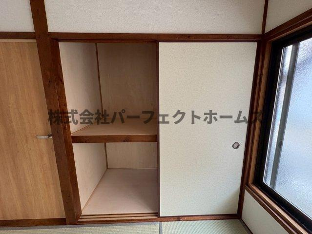 国松町平家　賃貸の収納|収納のためのスペースです