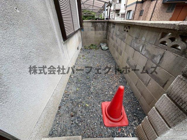 国松町平家　賃貸の庭|お庭も活用できます