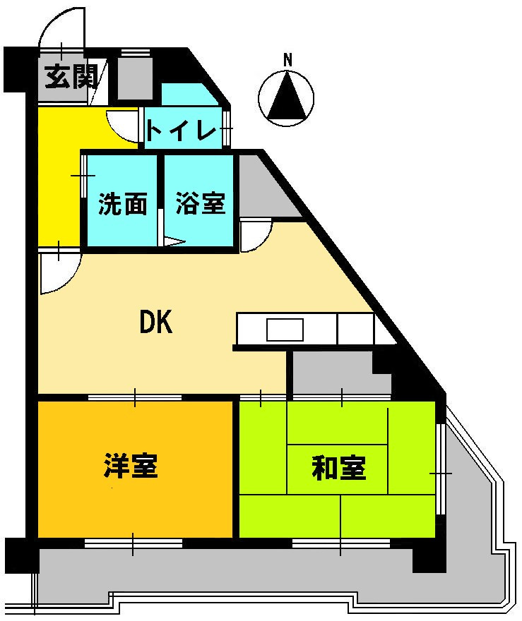 ルミナス山の街の間取り