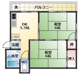 赤羽ハイツの間取り