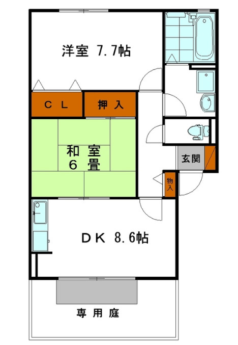 サンパティック北条の間取り