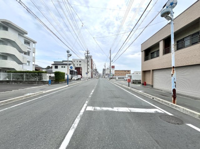 【前面道路含む現地写真】 | 磐田市中泉（商工会議所前）売土地