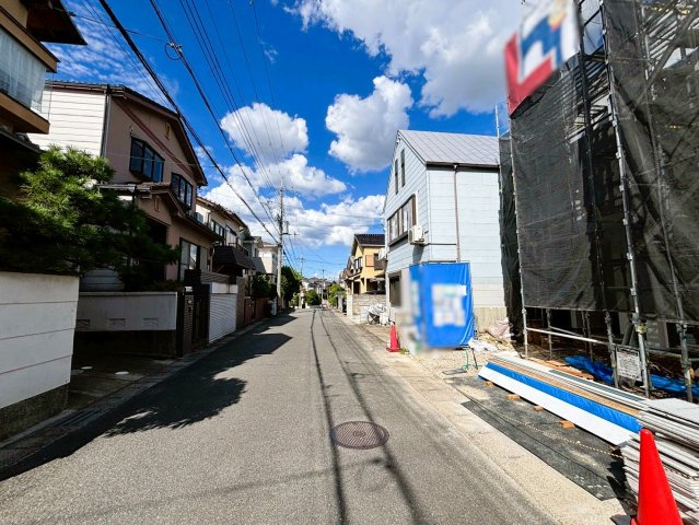 寺戸町大牧の前面道路含む現地写真