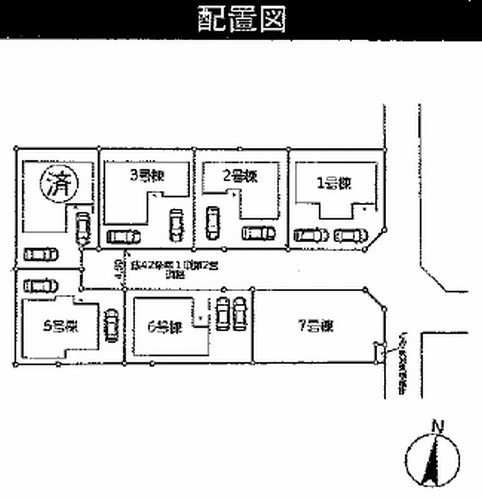 【区画図】 | 【仲介手数料０円】相模原市緑区二本松Ⅶ　新築一戸建て　全7棟 | 相模原市緑区二本松Ⅶ　新築一戸建て　全7棟