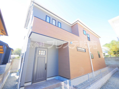 【外観】 | 奈良市五条西２丁目の新築一戸建 全２区画 | 現地写真（２号地外観）堂々完成！実際の建物内をご内覧できます♪