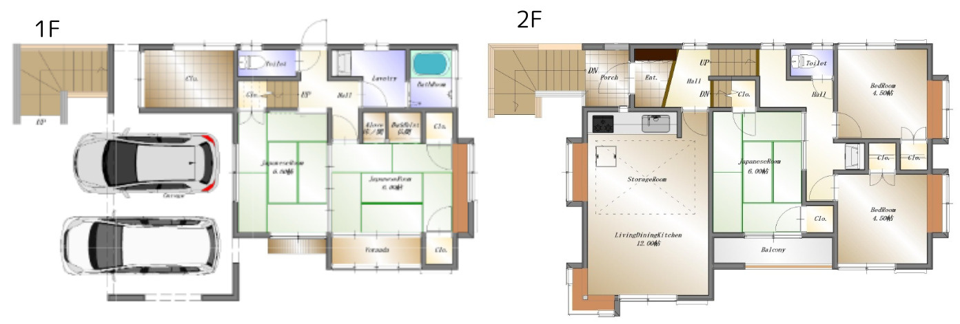 【中古住宅】ふじみ野市大井の間取り