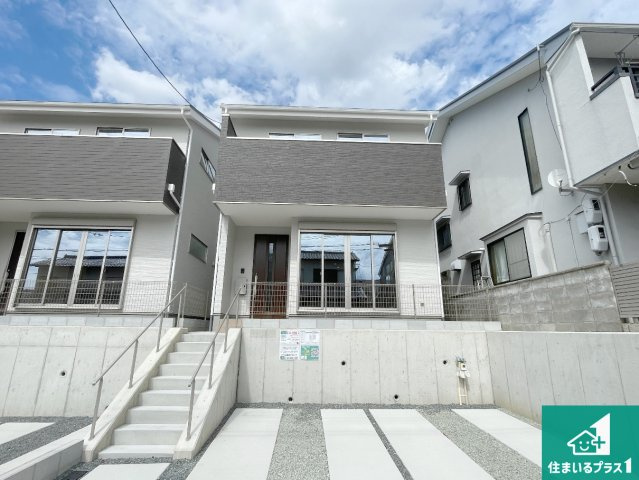 京都市伏見区醍醐古道町　第1期　新築一戸建ての外観|安心の10年保証！外観を美しく保ち、雨水で汚れを落とします！気になることがありましたら、お気軽にお問い合わせください！