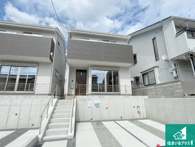 京都市伏見区醍醐古道町　第1期　新築一戸建ての外観|お客様に長く安心して住んでいだだける事にこだわった家づくり！住んでからのアフターサービスにもしっかりと取り組んでいます！