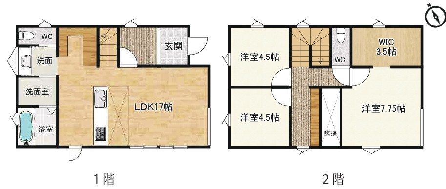 草津市矢倉１丁目A号棟 新築戸建て