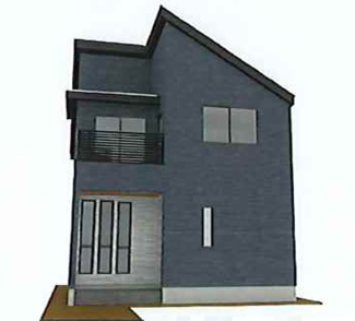 【外観パース】 | 【仲介手数料無料！！】日野市多摩平６丁目　新築戸建て（全4棟）No.4号棟　4390万円