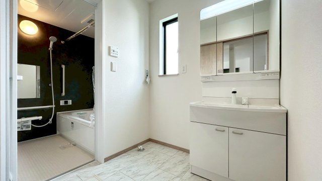 裾野市平松508番　新築戸建　全１棟　１号棟の独立洗面台