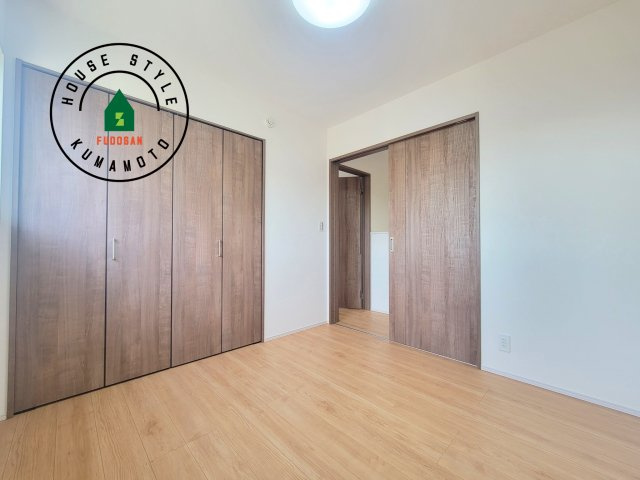 宇土市境目町第1-5棟（2号棟）の和室|将来的に、琉球畳を引きまして和室風にすることも可能です。