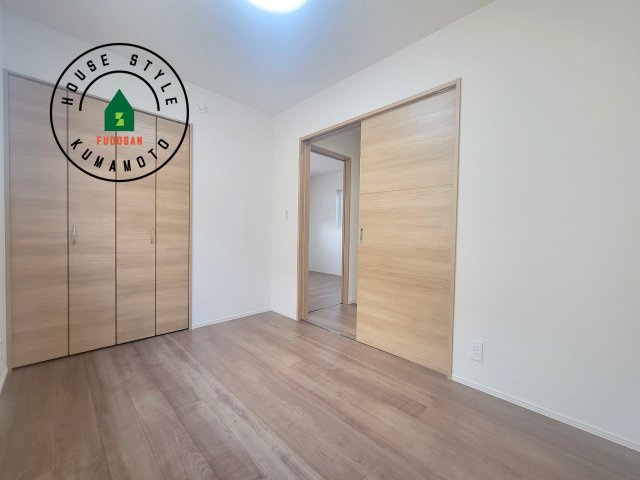 宇土市境目町第1-5棟（4号棟）の和室|将来的に、琉球畳を引きまして和室風にすることも可能です。