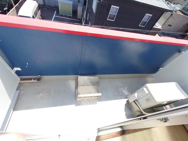 グランセオ黒田Ⅱのバルコニー