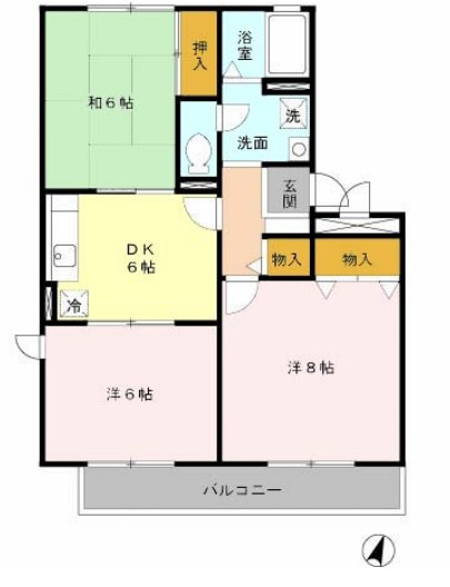 フォーエバーハイツの間取り