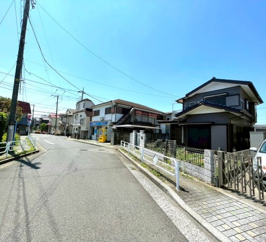 東久留米市前沢二丁目・土地の前面道路含む現地写真|前面道路公道です♪