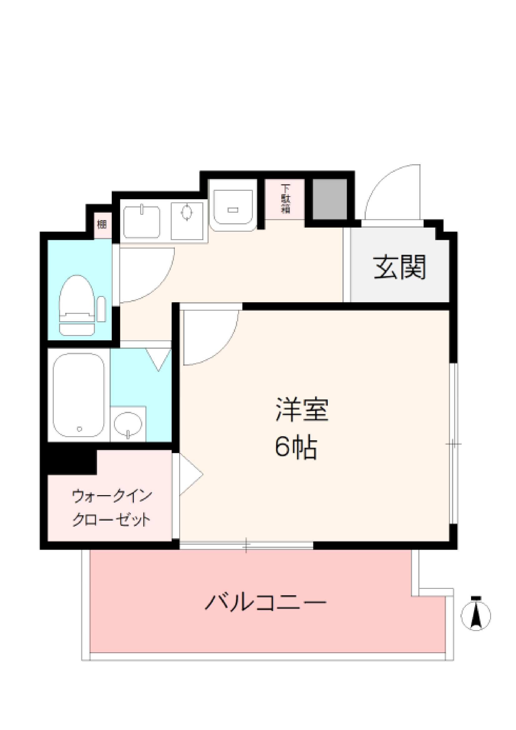 エスティライフ武庫之荘の間取り