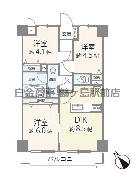 ライオンズマンション坂戸　の間取り