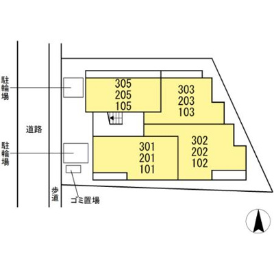  | D Paina 松見町 | D Paina 松見町　区画図
