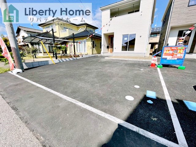 常総市新石下第8　新築戸建　1号棟の駐車場