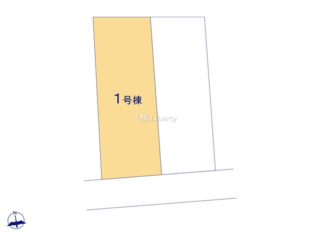 常総市新石下第8　新築戸建　1号棟の区画図