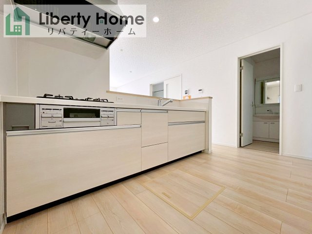 常総市新石下第8　新築戸建　1号棟のキッチン