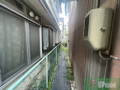 中新町借家のバルコニー