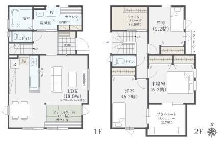【間取り】 | 船橋市二和西２丁目