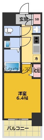 【間取り】 | メイクス名駅南Ⅱ | 間取りです。
