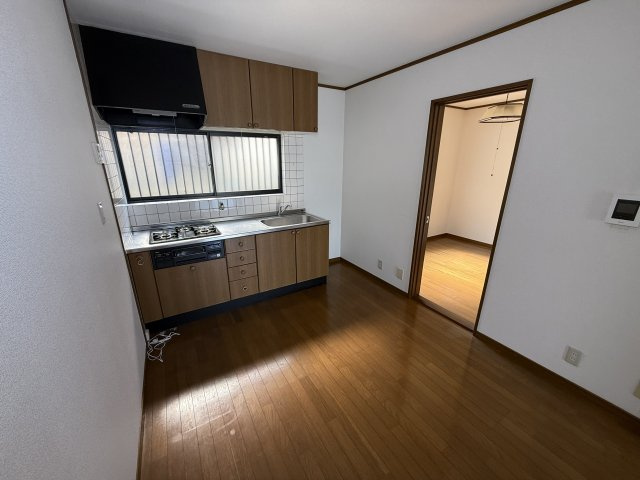 橿原市大軽町のアパートのキッチン