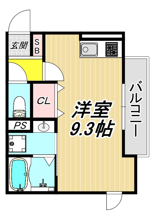D-room宮ノ前の間取り