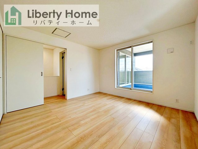 常総市新石下第9　新築戸建　1号棟の寝室