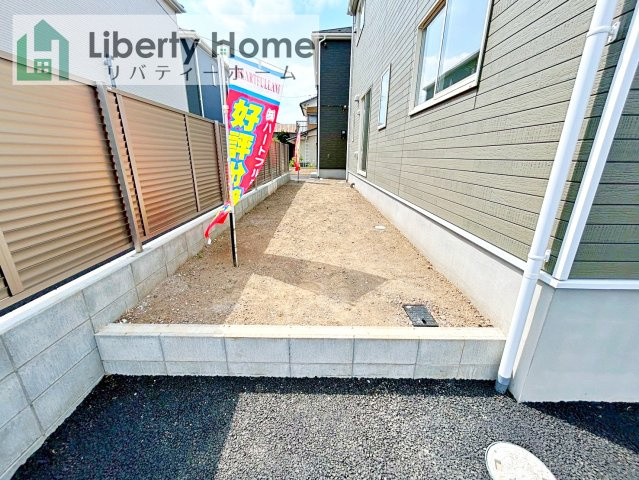 常総市新石下第9　新築戸建　1号棟の庭