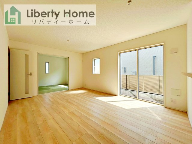 常総市新石下第9　新築戸建　1号棟の居間・リビング