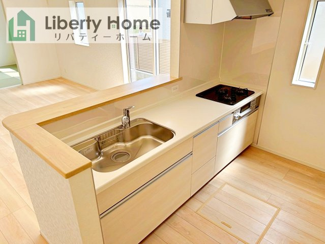 常総市新石下第9　新築戸建　1号棟のキッチン