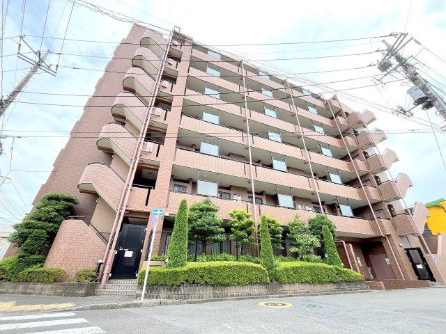 藤和シティホームズ昭和記念公園の外観|オートロック付きの８階建てマンションです！