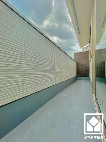 伏見区醍醐古道町　1期　2号地のバルコニー