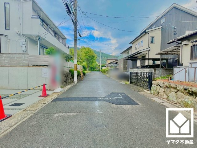伏見区醍醐古道町　1期　2号地の前面道路含む現地写真