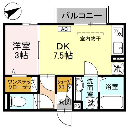 ウィット紀三井寺の間取り
