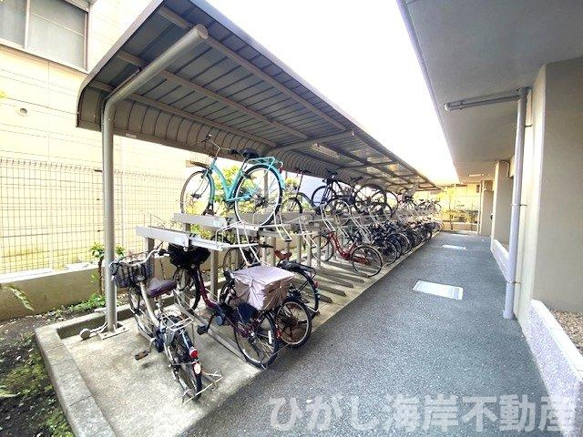 グレイス茅ヶ崎ソレアードの駐輪場|敷地内駐輪場