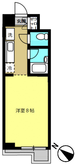 エレベーターはありません。人気のバストイレ別々家具家電付き♪