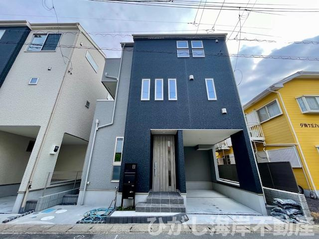 平塚市夕陽ケ丘　新築戸建　全２棟の外観|現地外観