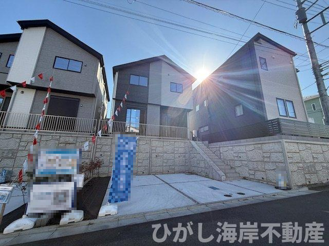 藤沢市大庭　新築戸建　全４棟の前面道路含む現地写真|現地外観