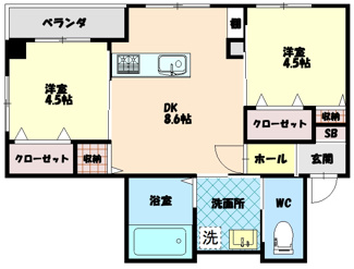 【間取り】 | ピース コウセイ 古川