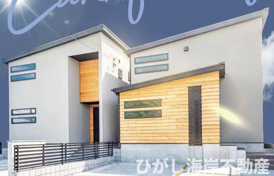 藤沢市大庭　新築戸建　全２棟の外観パース|イメージパスですので実際のものと多少異なります。