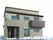 茅ヶ崎市高田1丁目　新築戸建　の外観パース|イメージパスですので実際のものと多少異なります
